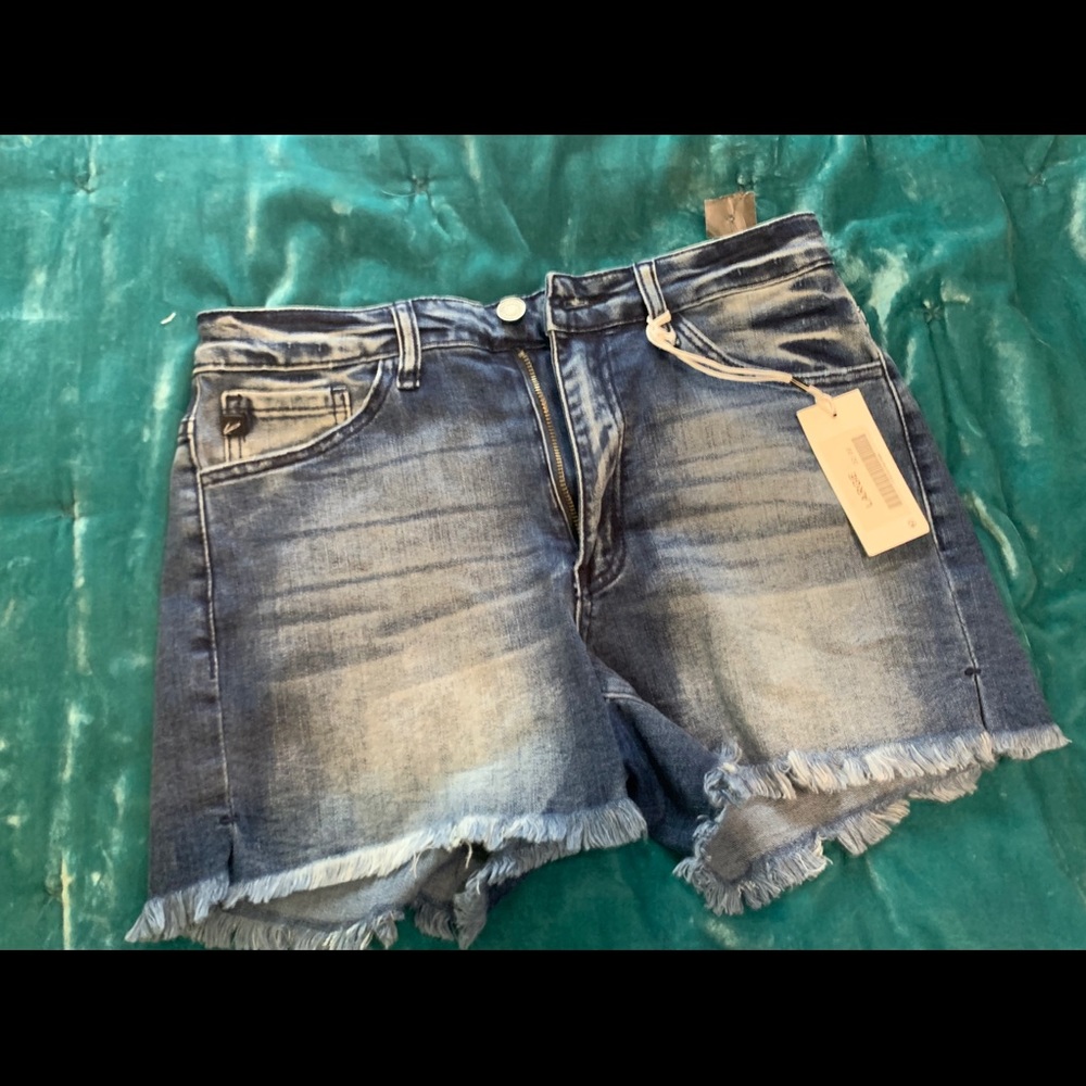 Denim shorts